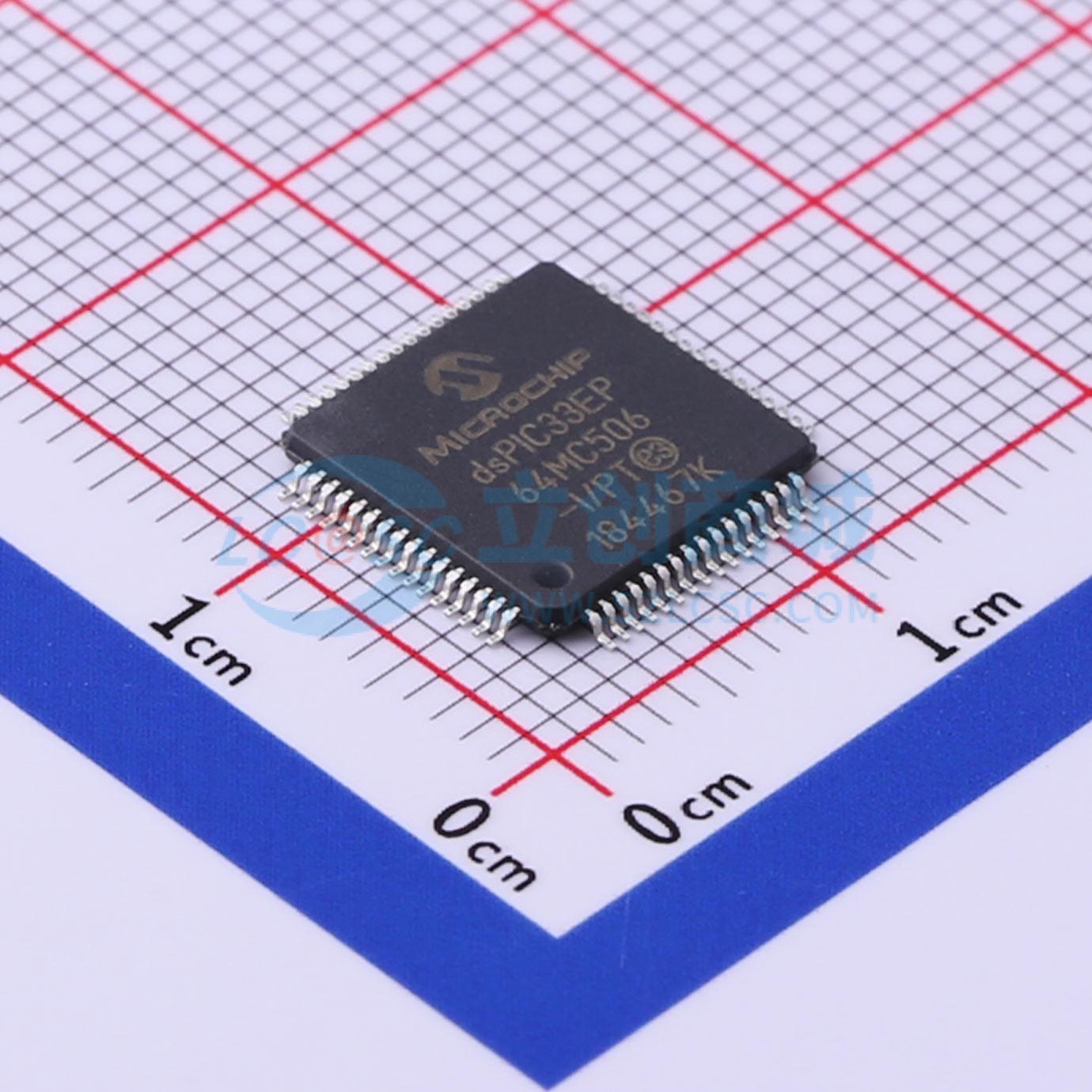 数字信号处理器(DSP/DSC) DSPIC33EP64MC506-I/PT TQFP-64(10x10)