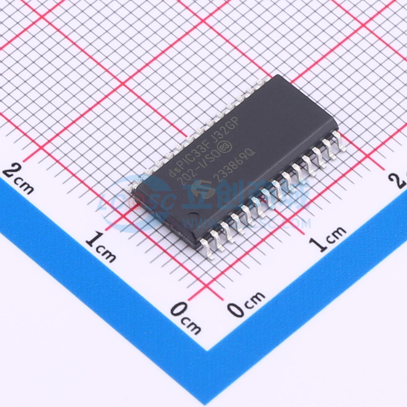 数字信号处理器(DSP/DSC) dsPIC33FJ32GP202-I/SO SOIC-28-300mil