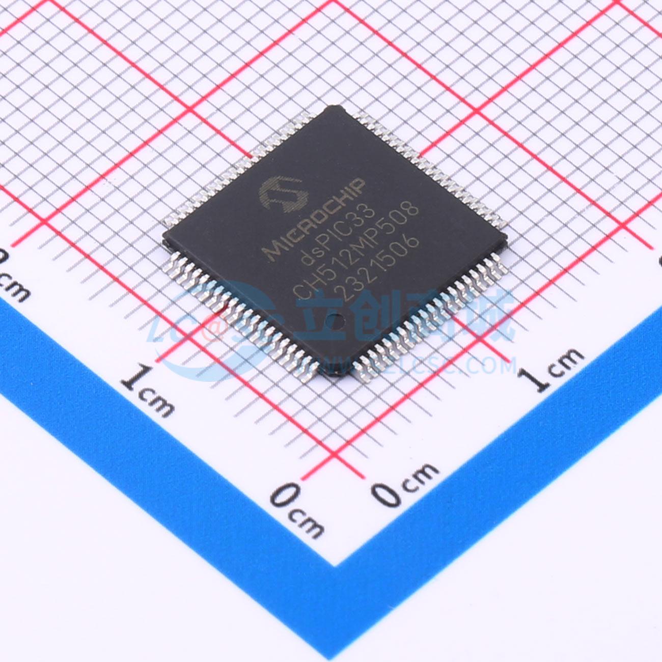 数字信号处理器(DSP/DSC) dsPIC33CH512MP508-I/PT TQFP-80(12x12