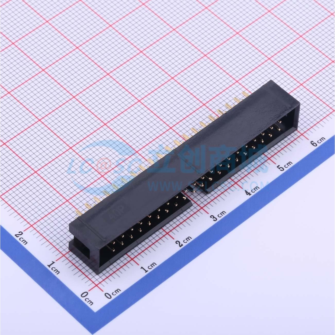 连接器 BH-00034 插件,P=2.54mm 2x20P 简牛座