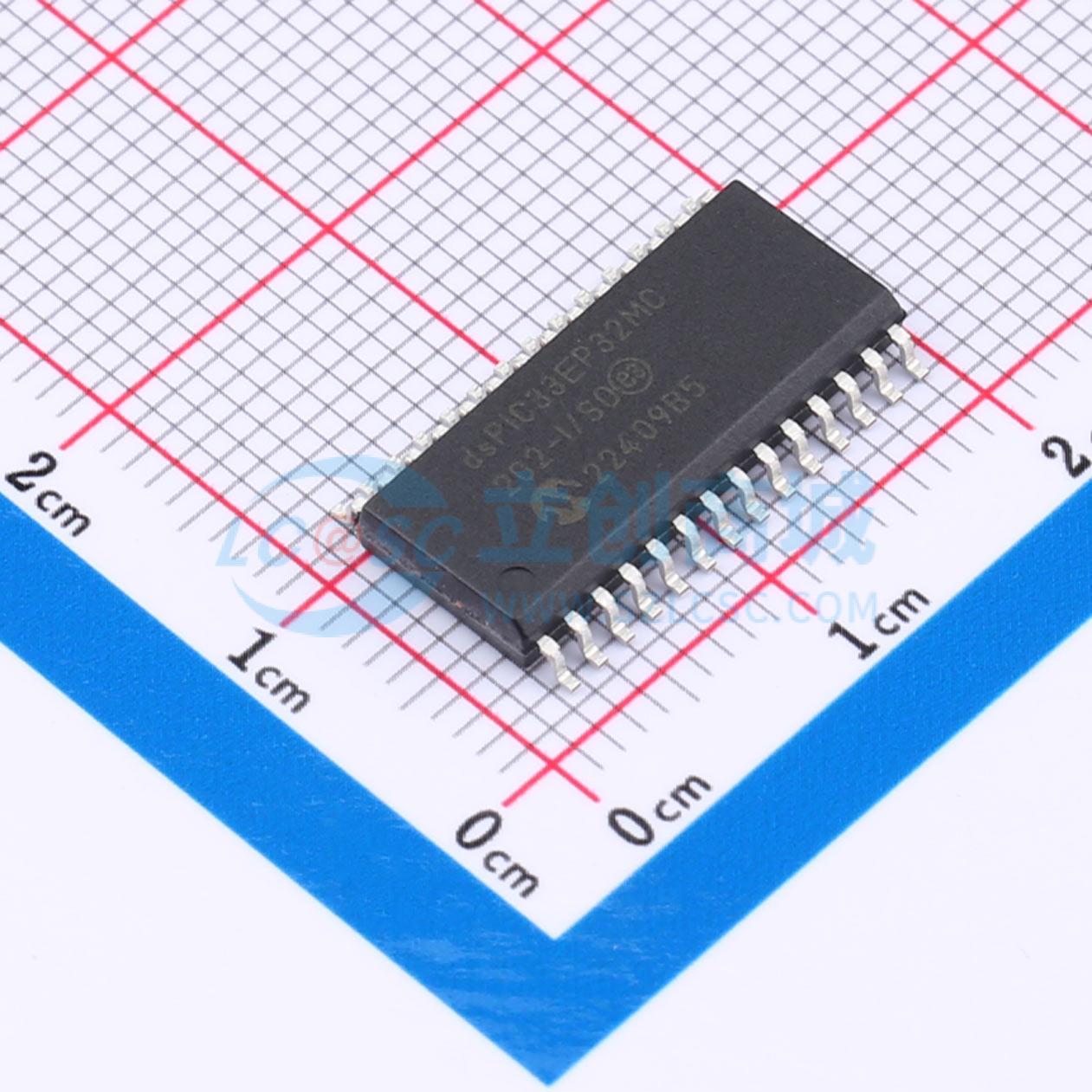 数字信号处理器(DSP/DSC) dsPIC33EP32MC202-I/SO SOIC-28-300mil