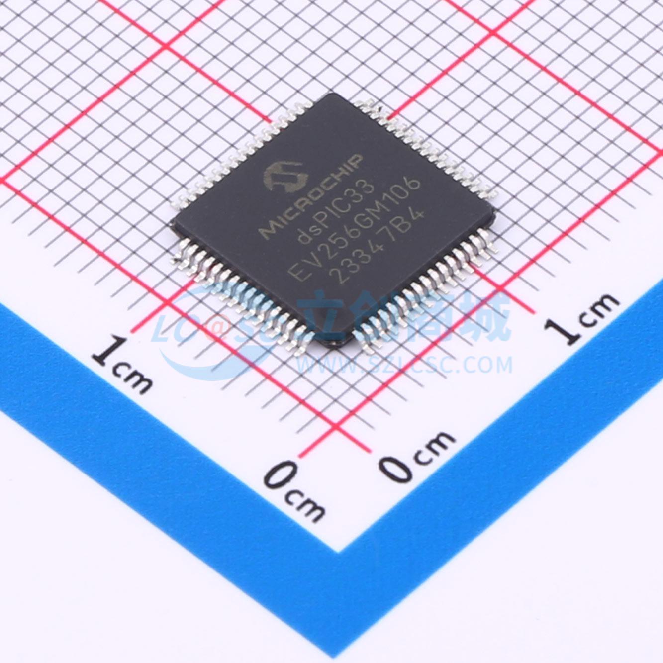 数字信号处理器(DSP/DSC) dsPIC33EV256GM106-I/PT TQFP-64(10x10