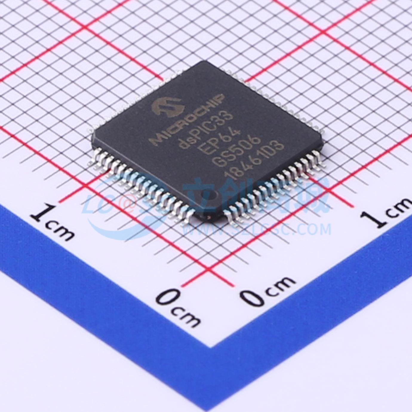 数字信号处理器(DSP/DSC) DSPIC33EP64GS506-I/PT TQFP-64(10x10)