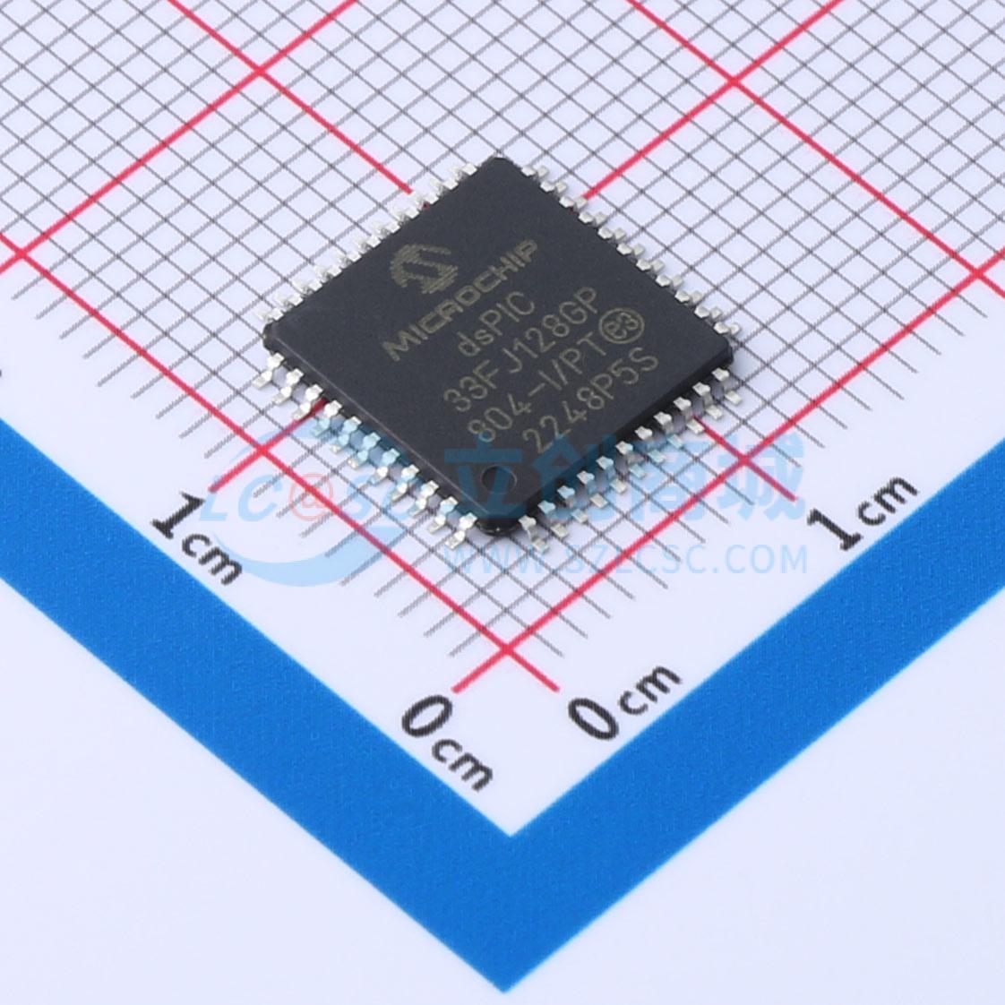 数字信号处理器(DSP/DSC) DSPIC33FJ128GP804-I/PT TQFP-44(10x10