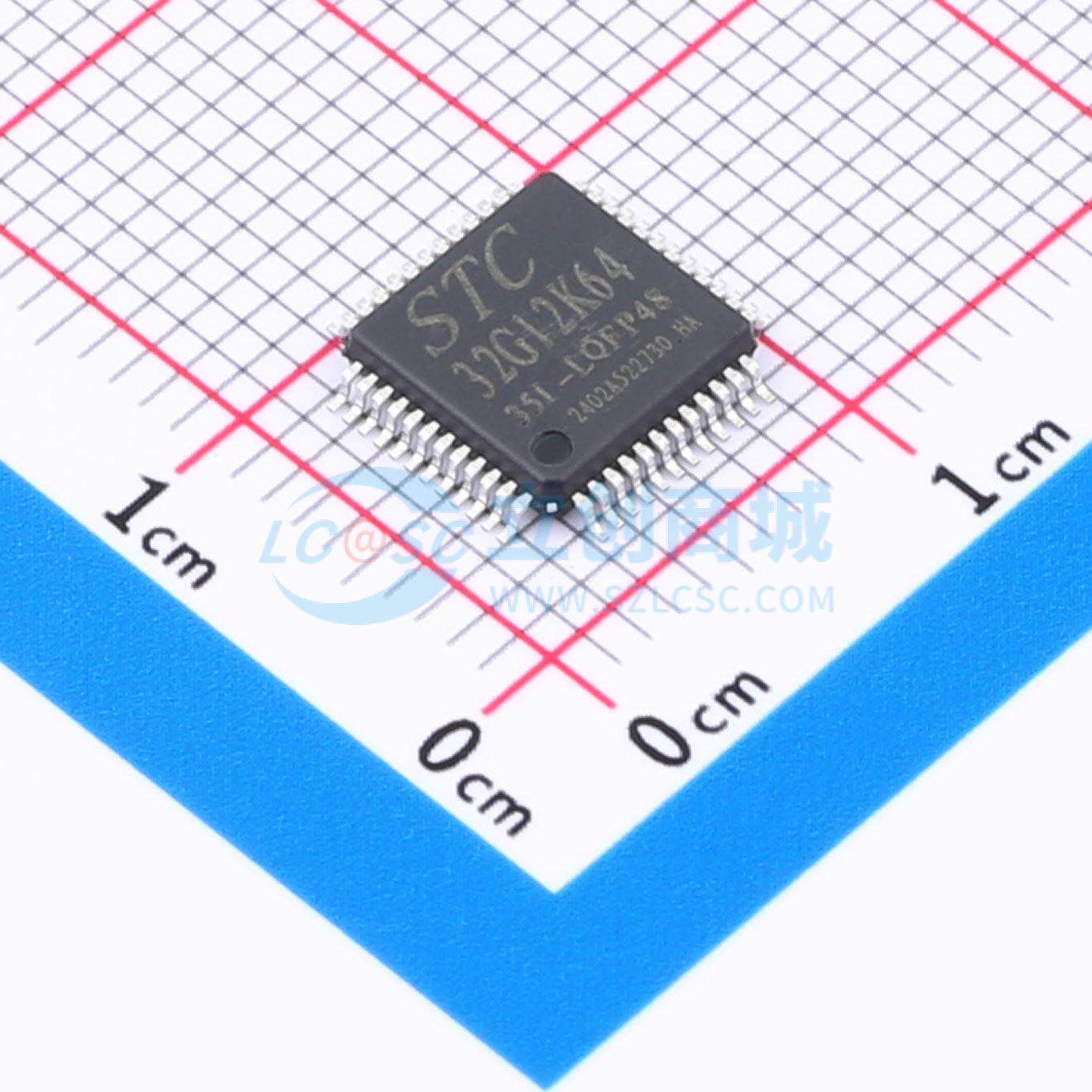 单片机(MCU/MPU/SOC) STC32G12K64-35I-LQFP48 LQFP-48(7x7) 原装
