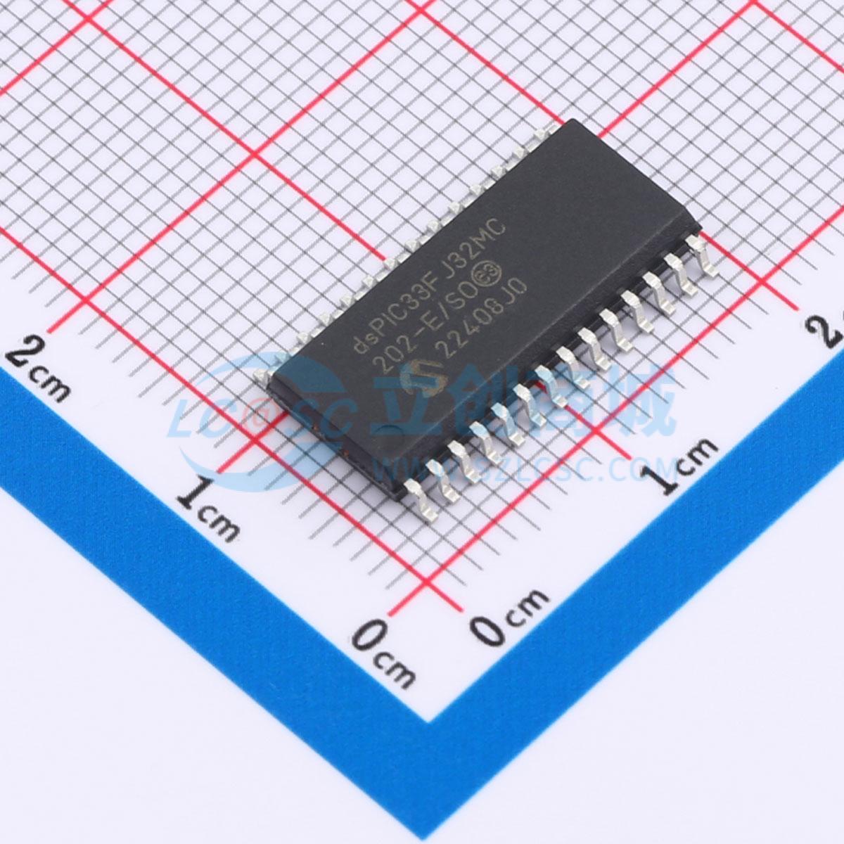 数字信号处理器(DSP/DSC) dsPIC33FJ32MC202-E/SO SOIC-28-300mil