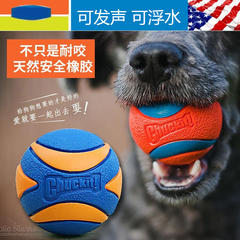 Bite resistant pet toy dog ​​toy rubber molar sounding toy ball puppy golden retriever teddy dog ​​environmental protection supplies