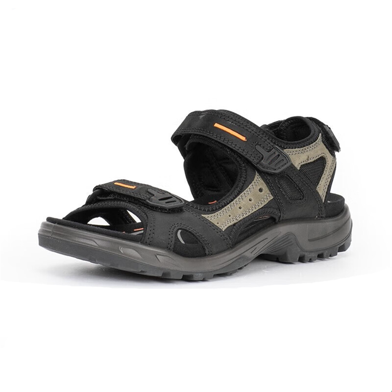 Denmark Men's Outdoor Non-Slip Thick-Soled Casual Sports Sandals Breathable Velcro Flat-Soled Cross-Country Beach Shoes