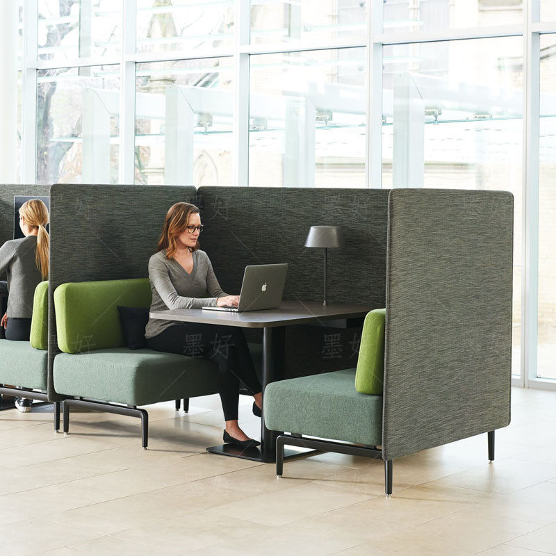 Rest Area High Back Sofa Combination Office Reception Negotiation Designer Modern Simple Partition Card Seat Super High Sofa - Taobao
