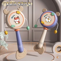 Babies 0 - 3 years old can bite the tooth of tooth dial drum newborn soft - rubber childrens puzzle baby toy