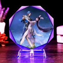 Dougou mainland night light Tang three small dancers to give birthday present to girlfriend glow to swing pieces of Valentines Day