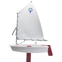 OP Sailing Model Assembled Version Model Teaching Aids Toy Gift Companion Gift Red