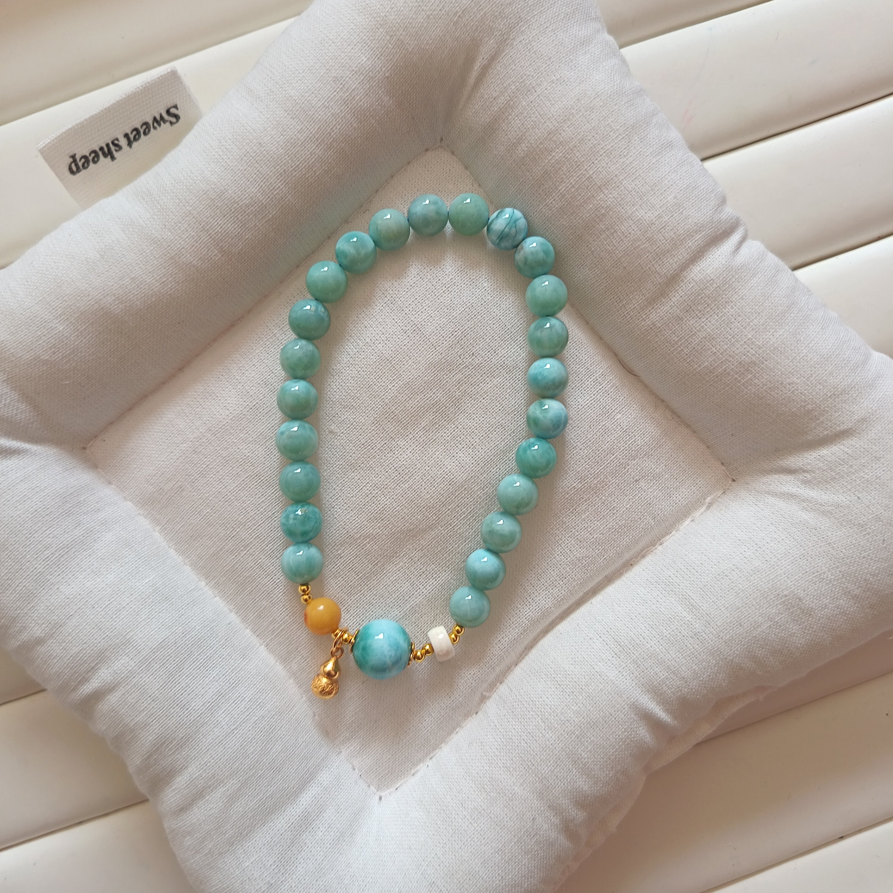 ラリマーの幸運のビーズ