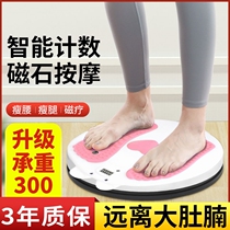 Home multi-function swing machine fitness equipment large lazy person twisting waist turntable thin waist machine silent rotation weight loss