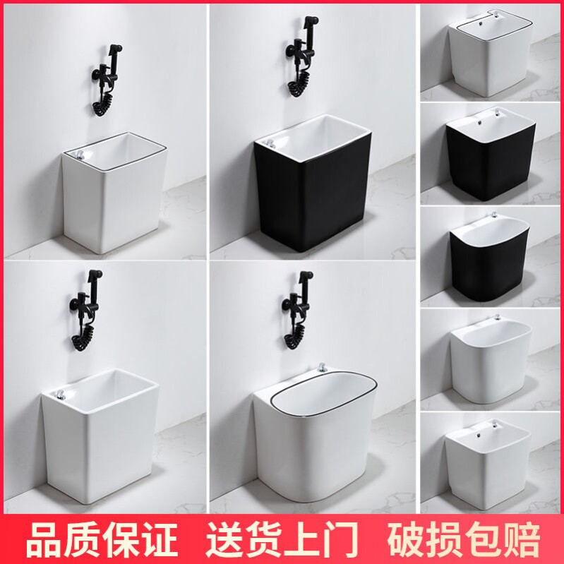 Net red mop pool 2021 new wash basin integrated cloth pool ceramic balcony washing mop basin sink dressing room