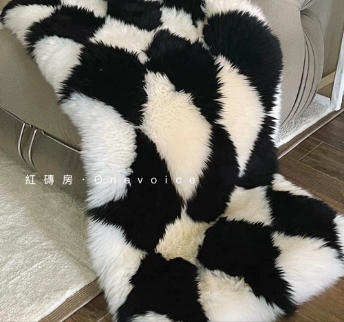 Красный кирпичный дом Onevoice Австралия Pure Wool Модная шахма