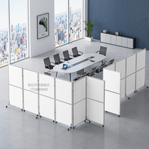 Office Mobile Screen Partition Beijing Factory Workshop Partition Plate Beauty Institute Activities Foldable Epidemic Prevention Bezel