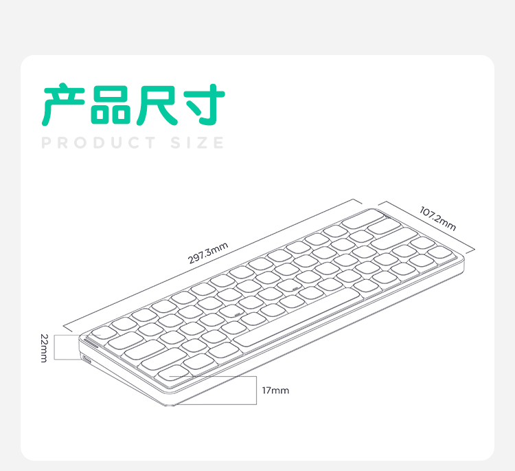 公式】Nuphy Air60 メカニカル キーボード 青軸 Bluetooth