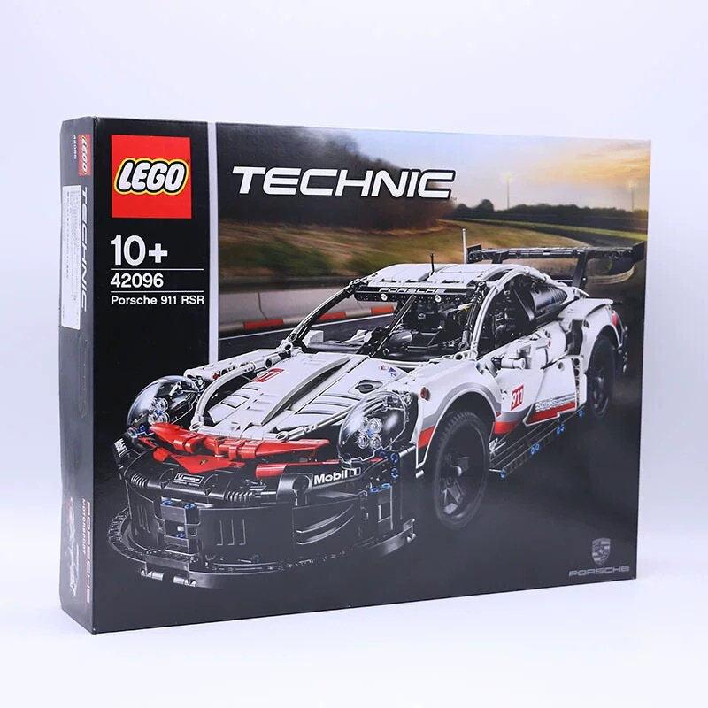 Lego 42096 Porsche 911 Racing Technology Mechanical Set Series Kidsren's Educational Assembly Building Block Toy Gift