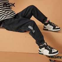 (Mall same style) boy jeans spring autumn 2022 new ocean gas spring clothing children pants mens pants mens pants