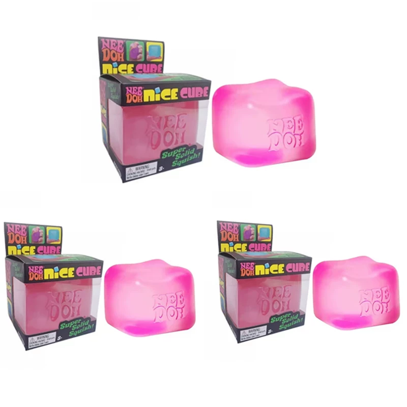 Decompression Schylling Needoh Nice Cube sensory toy decompression cube vent toy