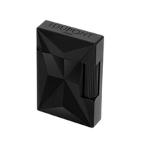 European direct mail S T Dupont French Dupont LIGNE 2 series bright black brass open lid ignition