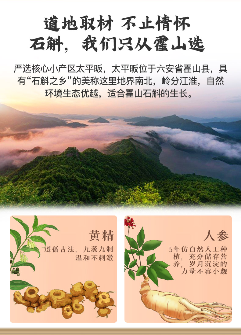 汉方令黑方小斛露霍山石斛原浆