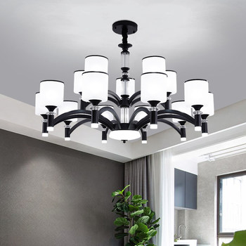 Living Room Chandelier 2025 New Model Lighting Fixture Simple Modern High-End Elegant Dining Room Trendy Italian Light Luxury Lobby Main Light