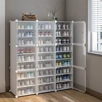 Shoe shelf simple multi-layer shoe cabinet into the door of the solid dust-proof special price clearance home net red dormitory storage artifacts