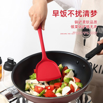 Home Kitchen Silicone Pan Spade Suit Non Stick Pan High Temperature Resistant Food Grade Soup Spoon Sub Rice Spoon Leaking Spoon Frying Spoon Composition