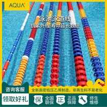 The swimming pool line divides the spiral dividing line to disperse the wave 6cm 25 50m Aike