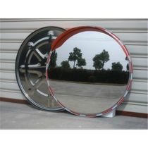 All stainless steel reflectors on the front and back of the mirror convex mirror spherical mirror stainless steel wide-angle mirror rotating template