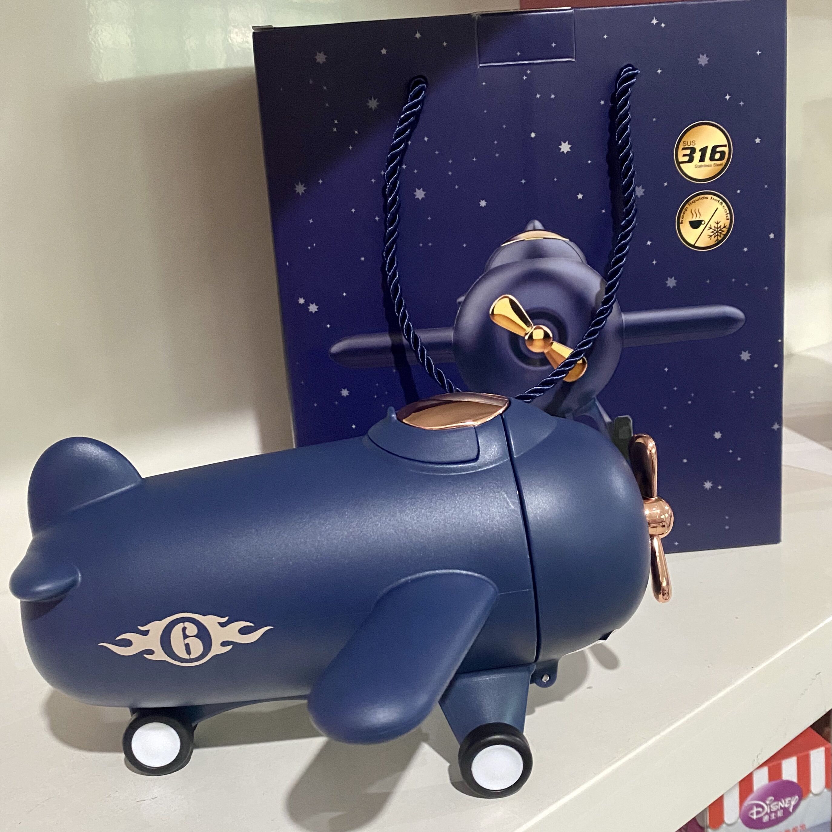 Aircraft Insulation Cup Children Toy Stainless Steel High Temperature Resistant Water Cup Outdoor Portable Students Special Small Capacity Kettle