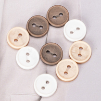 Clothes Buttons Top Shirt Buttons Korean Style Mens and Womens Two Eyes Four Large Invisible Buttons Knitted Sweater