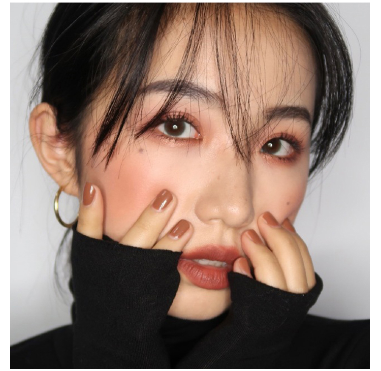 NyceMakeup hộp hoa phấn má hồng kem cam khô hồng phấn hồng trang điểm nude cô gái Nhật Bản phấn má hồng - Blush / Cochineal phấn má canmake