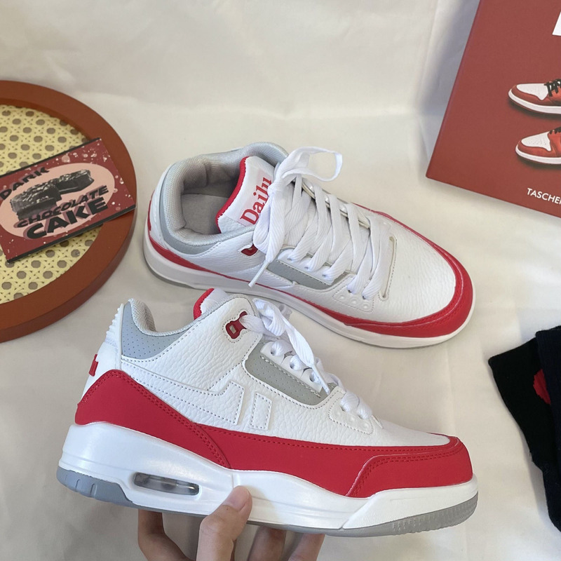 Putian National Trend Red Shoes for Men 2026 Summer Breathable Shoes Basketball Sneakers Women's Air Force Couple's One-Size Sneakers Putian National Trend Red Shoes for Men 2026 Summer Breathable Shoes Basketball Sneakers Women's Air Force Couple's One-Size Sneakers