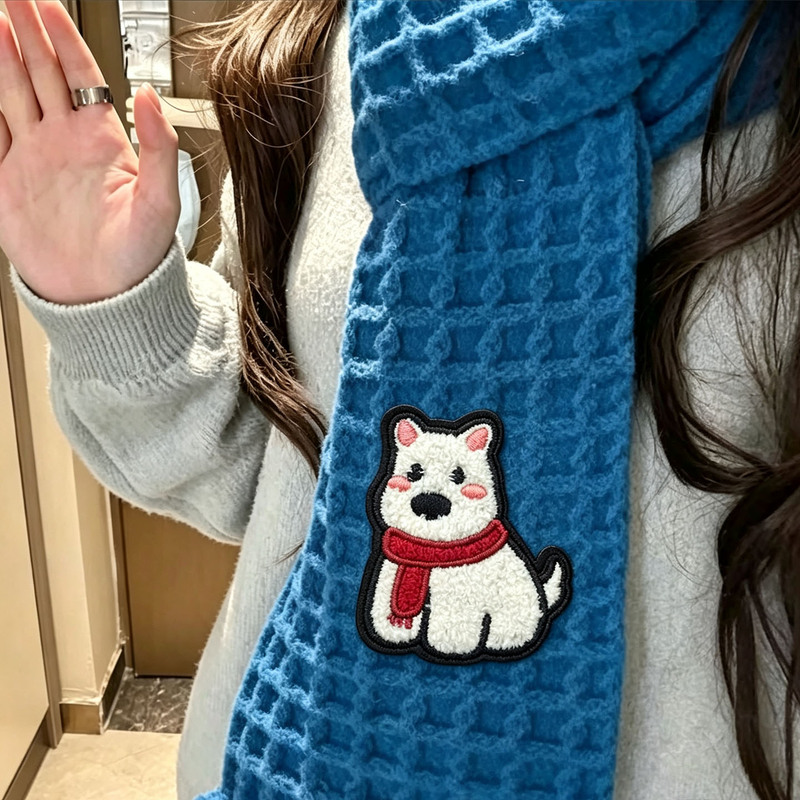 Waffle Scarf Handmade DIY Knitting Material Kit 2026 New Autumn and Winter Hand-Knitted Scarf Gift for Girlfriend Waffle Scarf Handmade DIY Knitting Material Kit 2026 New Autumn and Winter Hand-Knitted Scarf Gift for Girlfriend