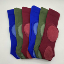 High cylinder dance socks with bottom dance socks with matching leg guard socks
