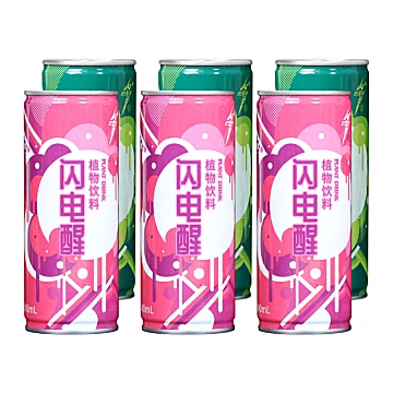 闪电醒植物饮料240ml*6解酒护肠胃