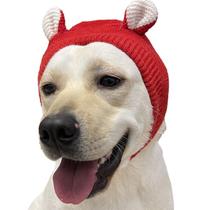 Dog Hat Winter Medium and Large Dog Labrador Golden Retriever Funny Headgear Warm Pet Puppy Big Dog Ears