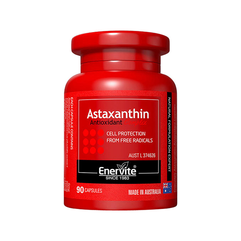 澳洲进口EnerVite澳乐维他虾青素胶囊雨生红球藻口服精华 90粒
