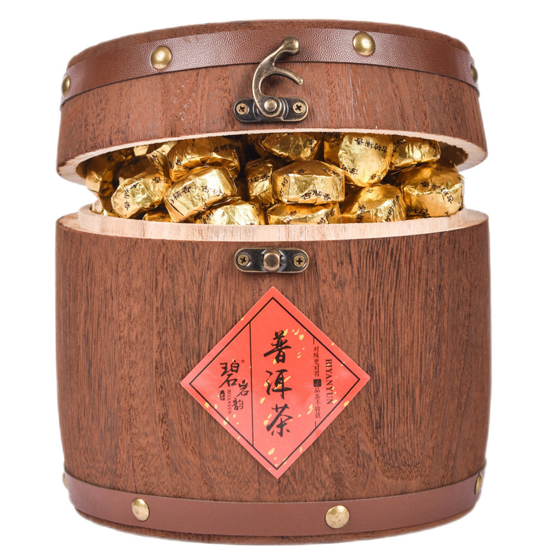 碧岩韵 茶木桶普洱小沱茶750g MTPE750