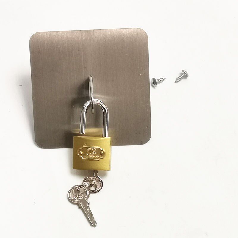 Commercial freezer freezer lock accessories four-door refrigerator lock buckle to the door six-door freezer lock piece flat freezer door