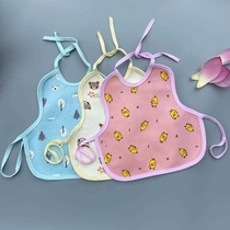 Baby plus size bib cotton anti-vomiting baby strap scarf bib newborn waterproof saliva towel double lace