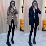 Демисезонный плащ, ретро корсет, пальто, в британском стиле, изысканный стиль, подходит для подростков