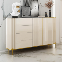 Italian rock board baking paint sideboard simple modern Nordic multifunctional light luxury living room decoration storage porch cabinet