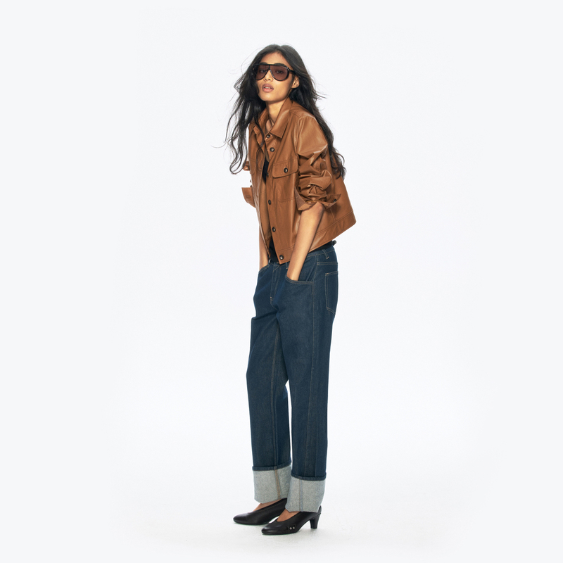 Rarely Alike Waxed Cotton-Like Short Hunting Jacket Saddle Brown/Olive Green Rarely Alike Waxed Cotton-Like Short Hunting Jacket Saddle Brown/Olive Green