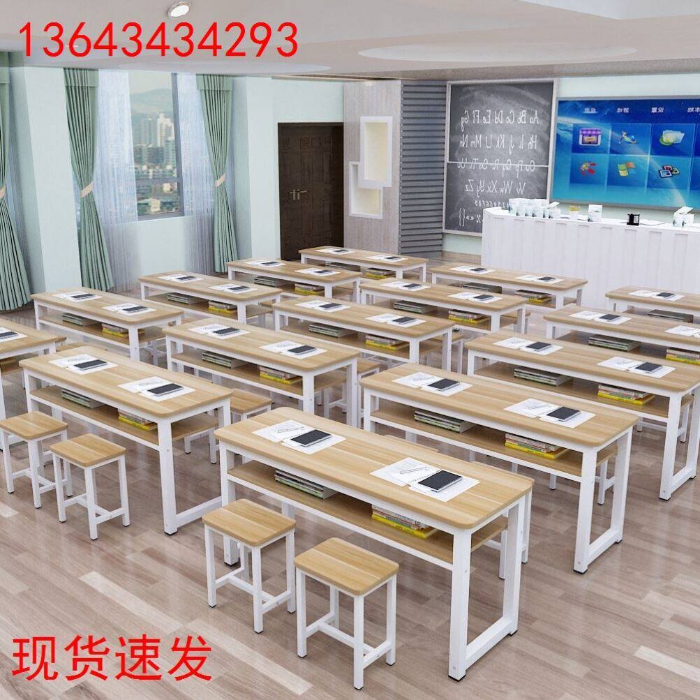 School Care Class Desks And Chairs With Drawers Study Desk Primary And Middle School Students Double Tutoring Class Training Desk Remedial Classes