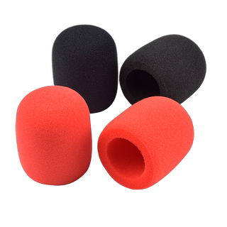 话筒套海绵套加厚麦克风防喷罩套子KTV海棉U型咪套防风网隔音配件