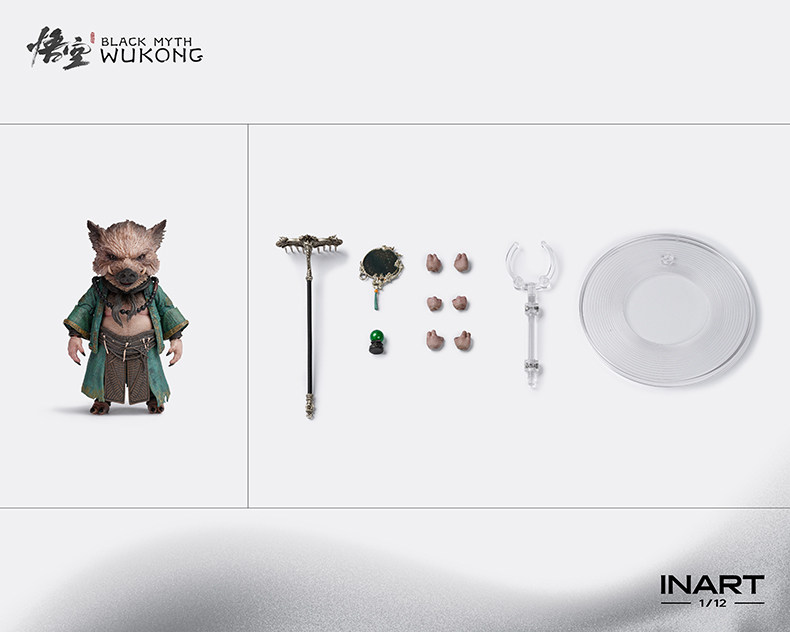 Official INART Zhu Bajie 1/12 action figure detail 24